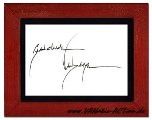 la signature de jean claude van damme